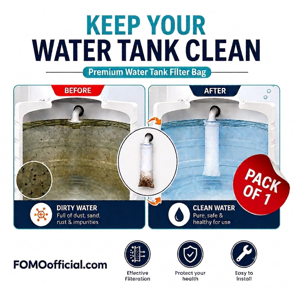 Premium Reusable Water Tank Filter Bag | Universal Mesh Leaf & Debris Catcher | Keeps Water Tanks Clean & Safe